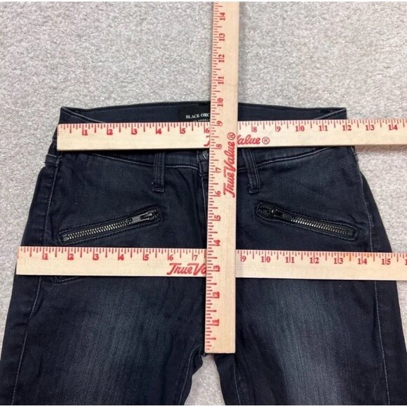 Black Orchid Jeans Black Skinny Distressed Pockets Women’s Size 25 - Picture 2 of 12